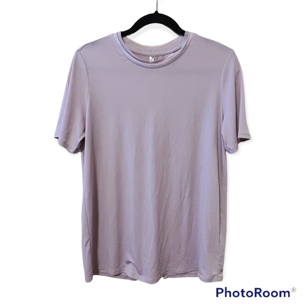 Fabletics Soft Purple Open Back Workout/ Lounge T… - image 1
